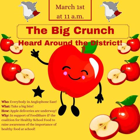 the Big Crunch | Anglophone East School District | Volunteer Centre of ...