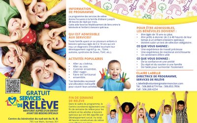 SERVICE DE RELÈVE POUR ENFANTS À BESOINS SPÉCIAUX