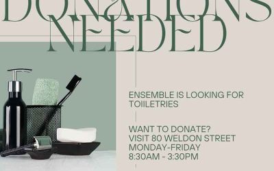 ENSEMBLE is in need of toiletries.