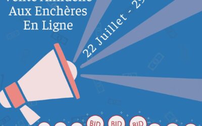 Notre vente aux enchères silencieuse en ligne est EN DIRECT!